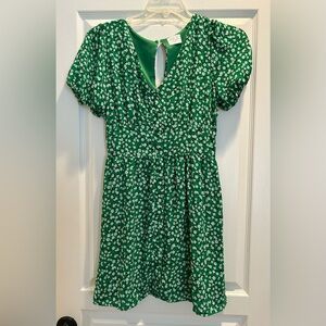 Sienna Sky Green Flower Dress